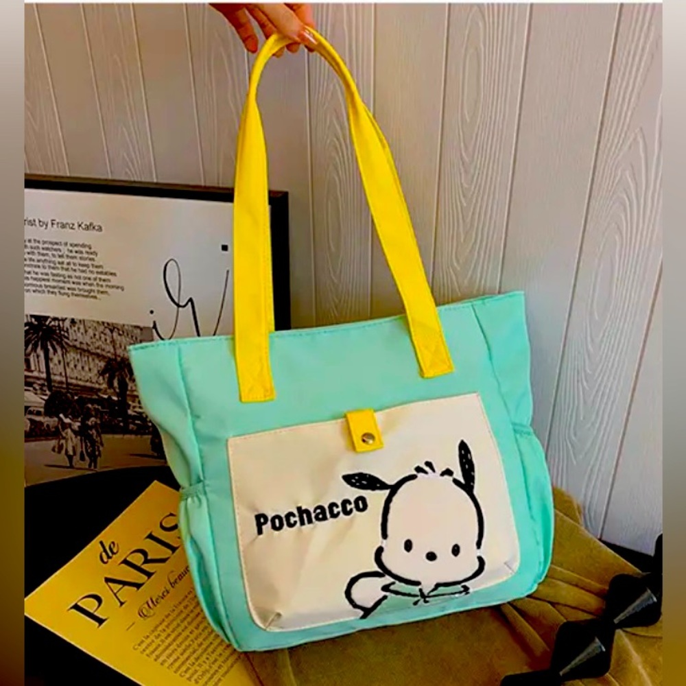 Sanrio 2024 New Style Handbag Kawaii Pochacco Tote Bag